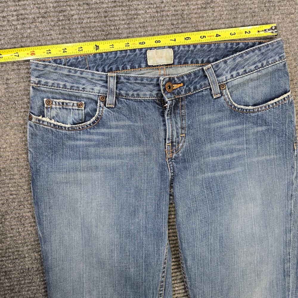 BKE Stella Jeans Womens 29x33 Blue Low Rise Bootcut Y2K Stretch Tall - Picture 7 of 10